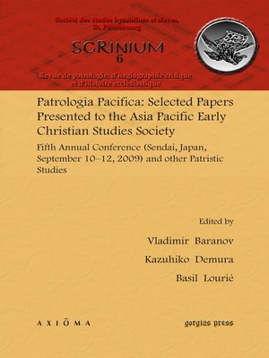 cover image of Patrologia Pacifica